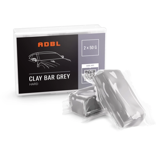 ADBL CLAY BAR GRAY 2x 50g twarda glinka do lakieru