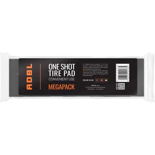 ADBL ONE SHOT TIRE PAD MEGAPACK zestaw 10 aplikatorów do opon
