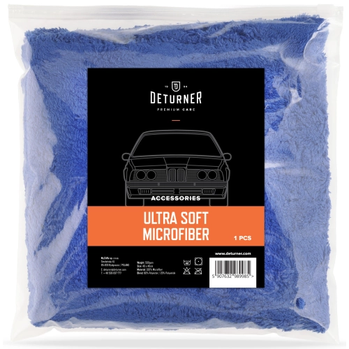 DETURNER ULTRA SOFT MICROFIBER 40X40 500gsm mikrofibra do wosków i powłok