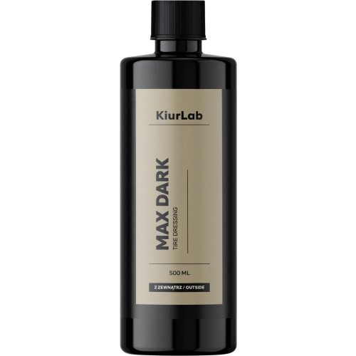 KIURLAB MAX DARK TIRE DRESSING 500ml dressing do opon