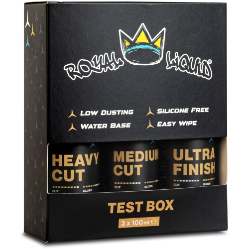 ROYAL LIQUID COMPOUND TEST BOX 3x100ml zestaw past polerskich