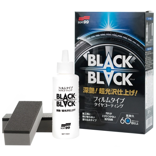 SOFT99 BLACK BLACK 110ml dressing do opon