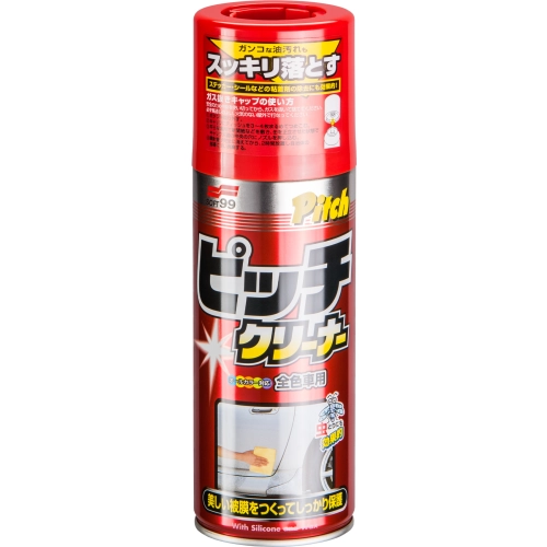 SOFT99 NEW PITCH CLEANER 420ml środek do usuwania asfaltu, smoły i kleju