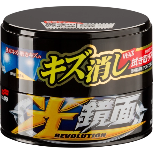 SOFT99 NEW SCRATCH CLEAR WAX MIRROR FINISH DARK 200g wosk na lakier