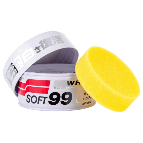 SOFT99 WHITE SOFT WAX 350g wosk na lakier