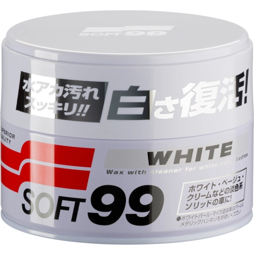 SOFT99 WHITE SOFT WAX 350g wosk na lakier