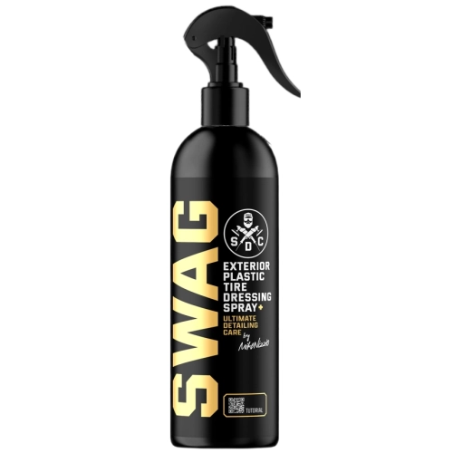 SWAG EXTERIOR PLASTIC TIRE DRESSING SPRAY+ 500ml dressing do opon i plastików