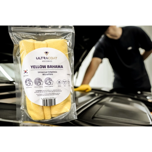 ULTRACOAT YELLOW BAHAMA 2-PACK uniwersalna mikrofibra bezszwowa