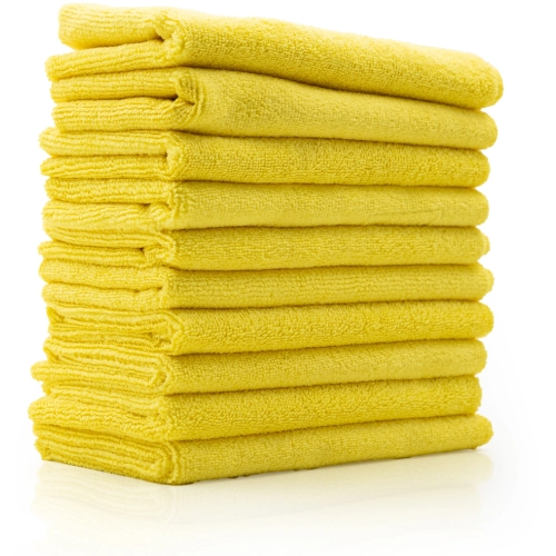 WORK STUFF WORKER 10-PACK YELLOW 40x40cm 320gsm uniwersalna mikrofibra bezszwowa