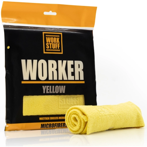 WORK STUFF WORKER YELLOW 40x40cm 320gsm uniwersalna mikrofibra bezszwowa