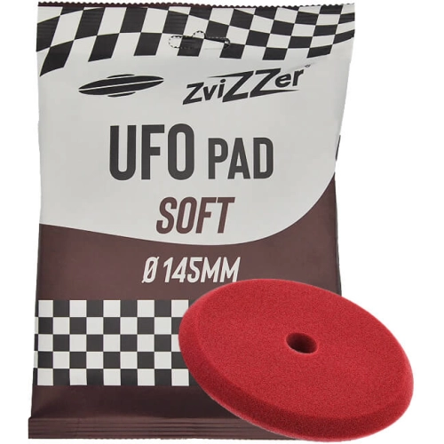 ZVIZZER UFO THERMO PAD BORDEAUX SOFT 145/20/125mm wykończeniowy pad polerski